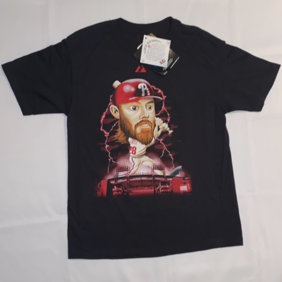 NWT Majestic Phillies Jayson Werth T-Shirt - Picture 1 of 7